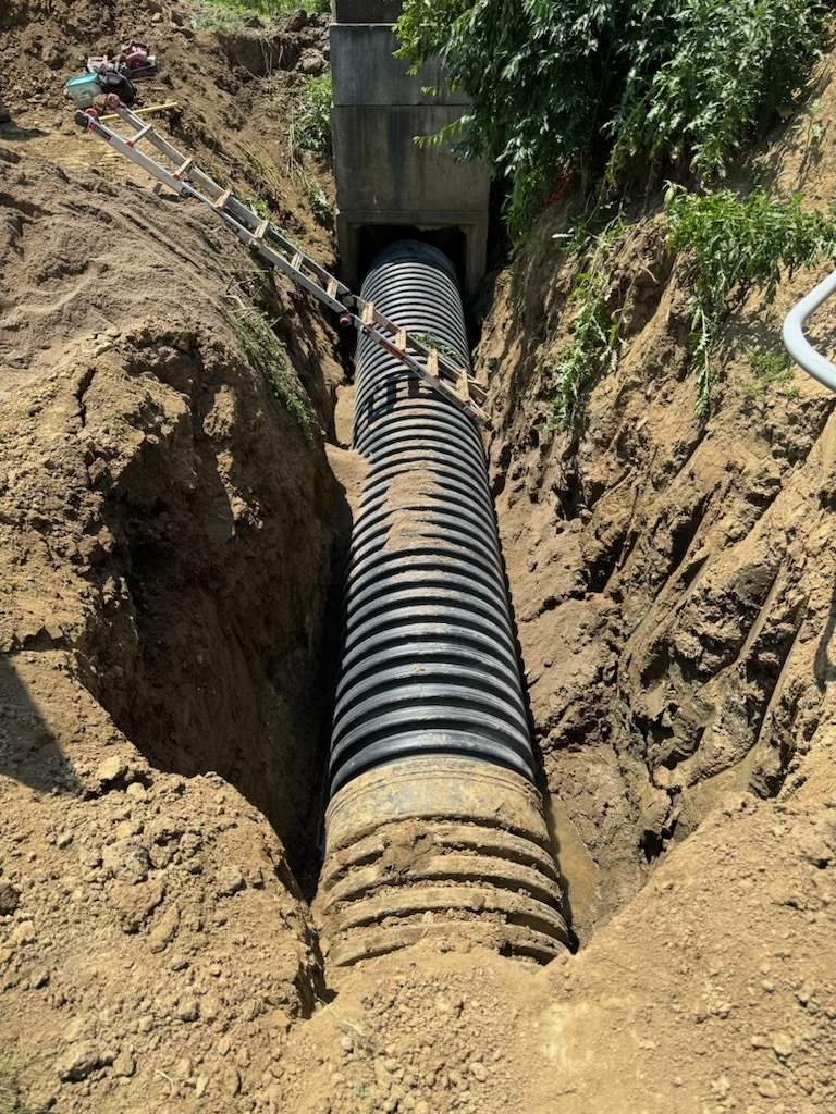Excavation and installation of Culvert project in Cincinnati